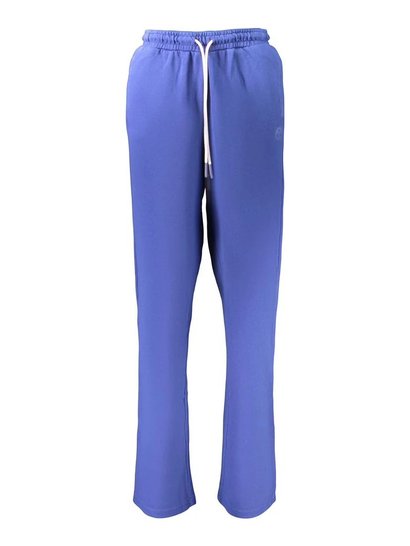 Blue Cotton Women's Pant