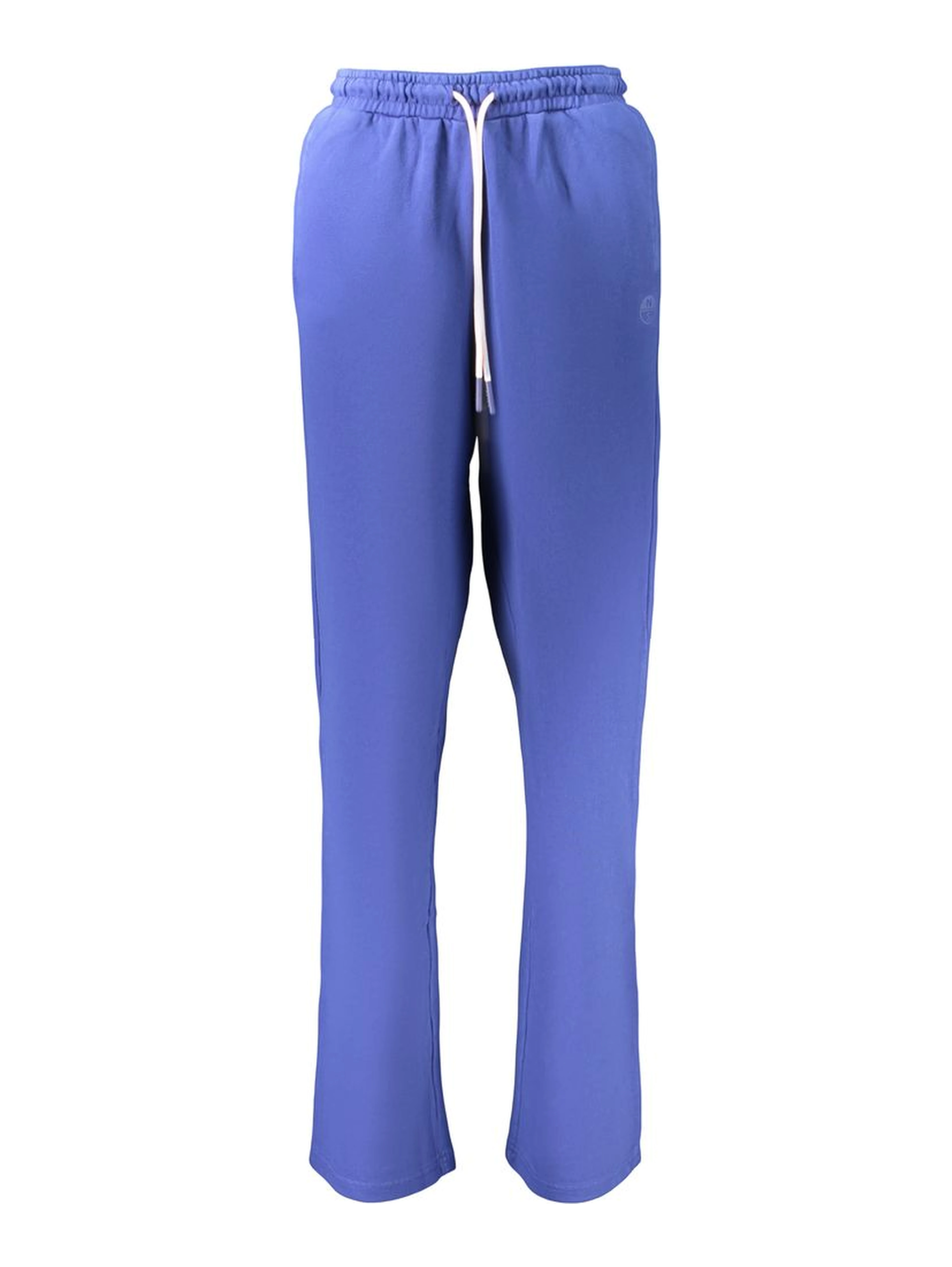 Blue Cotton Women's Pant