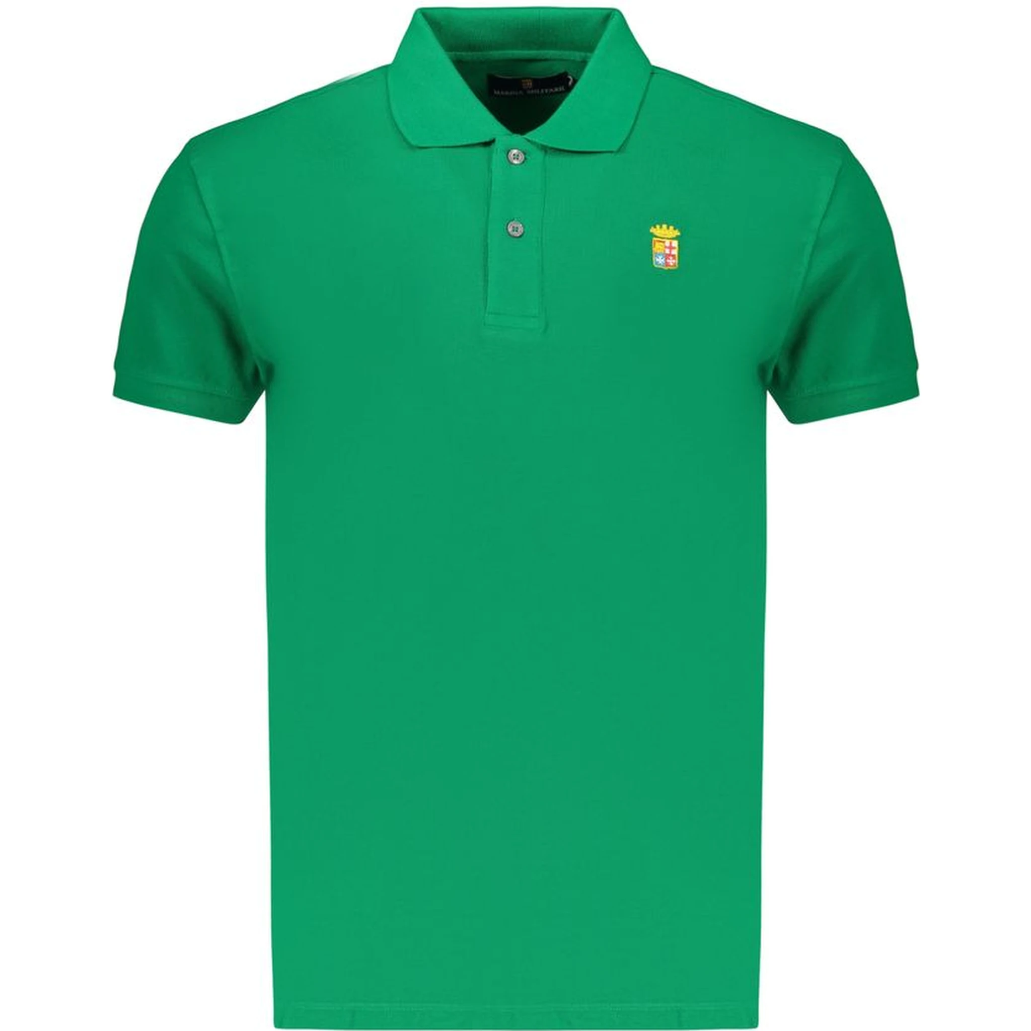 Green Cotton Men's Polo Shirt