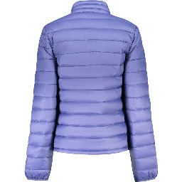 Blue Polyester Women's Jacket