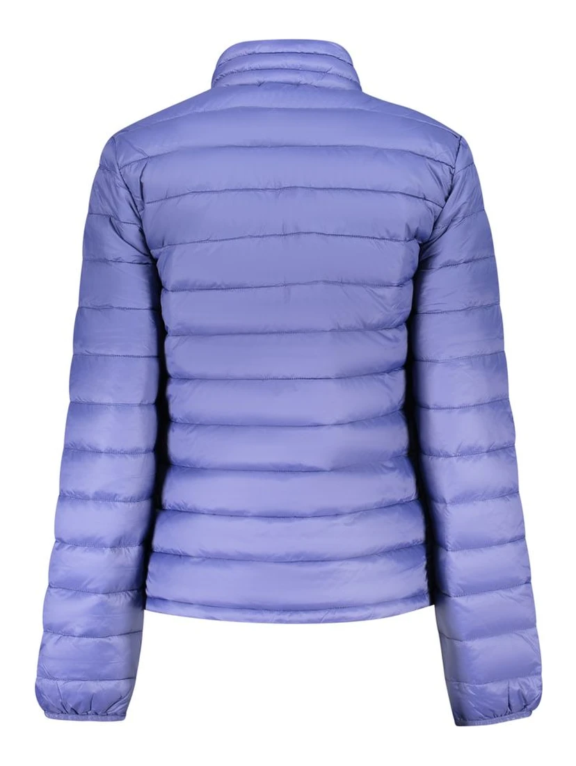 Blue Polyester Women's Jacket