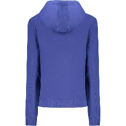 Blue Cotton Women's Hoodie