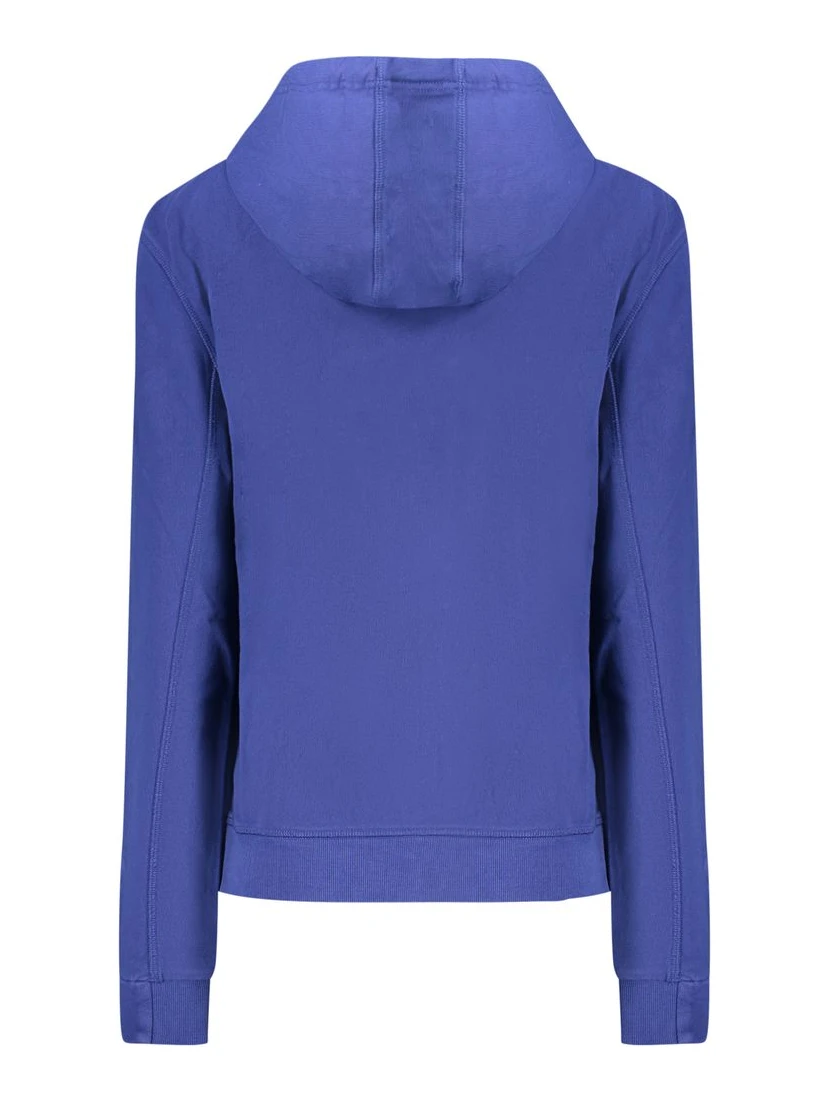Blue Cotton Women's Hoodie