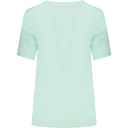 Green Cotton Women's T-Shirt