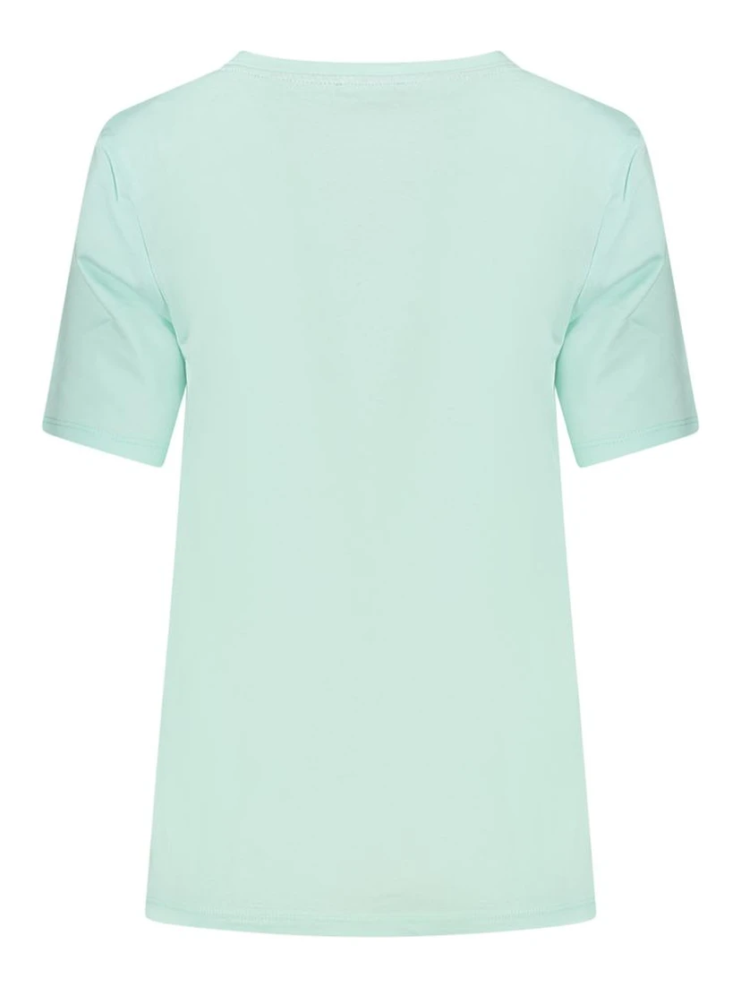 Green Cotton Women's T-Shirt