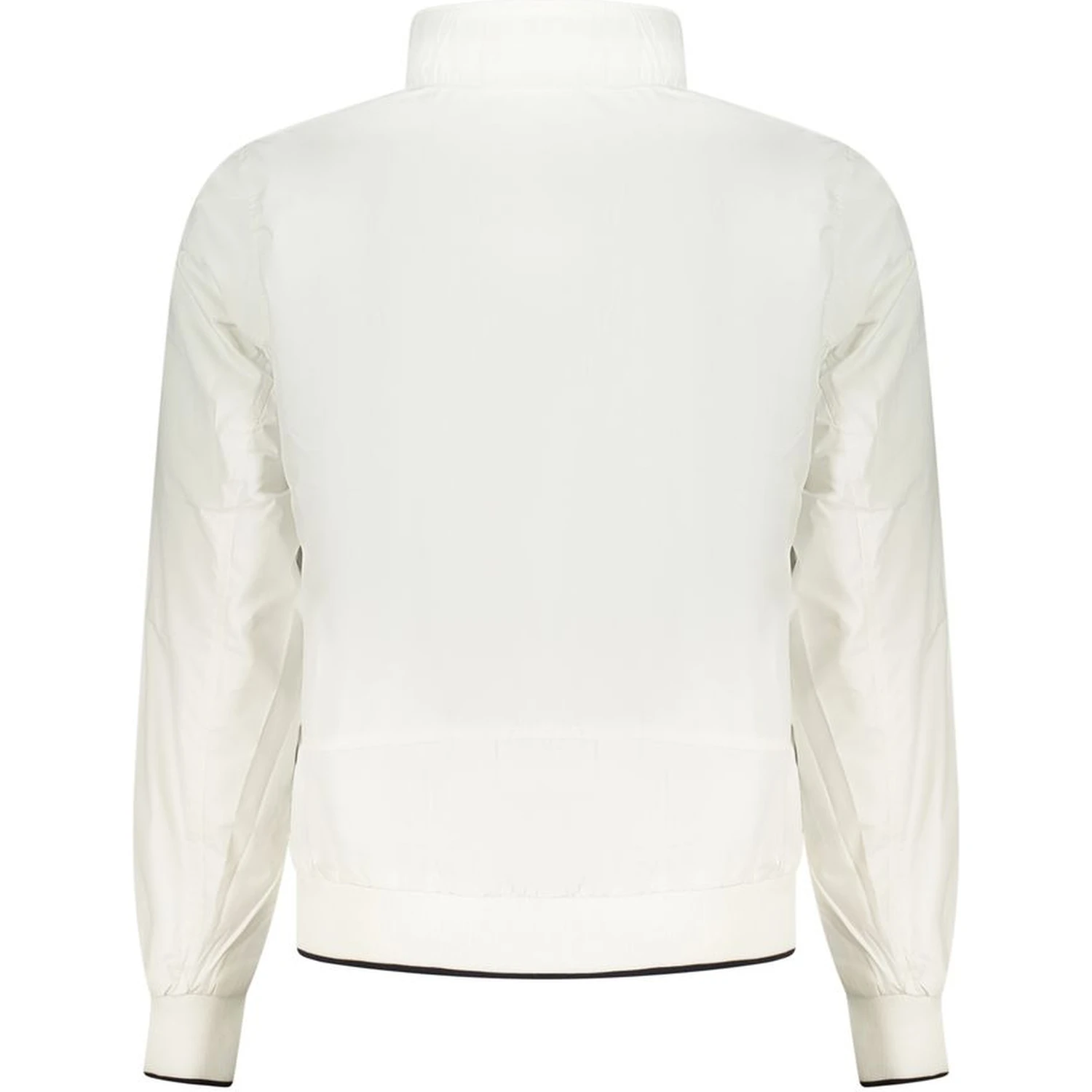White Polyester Men's Jacket