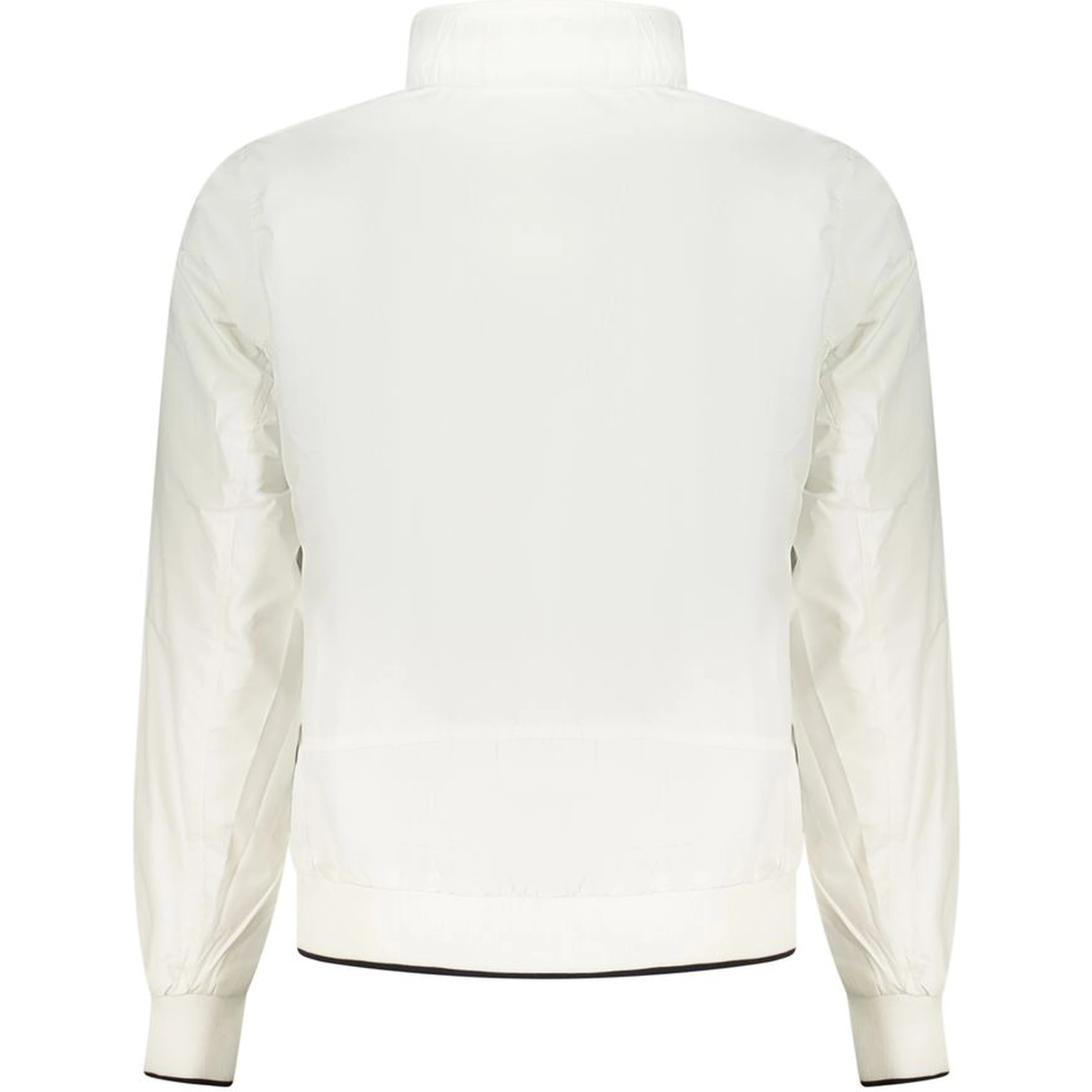 White Polyester Men's Jacket