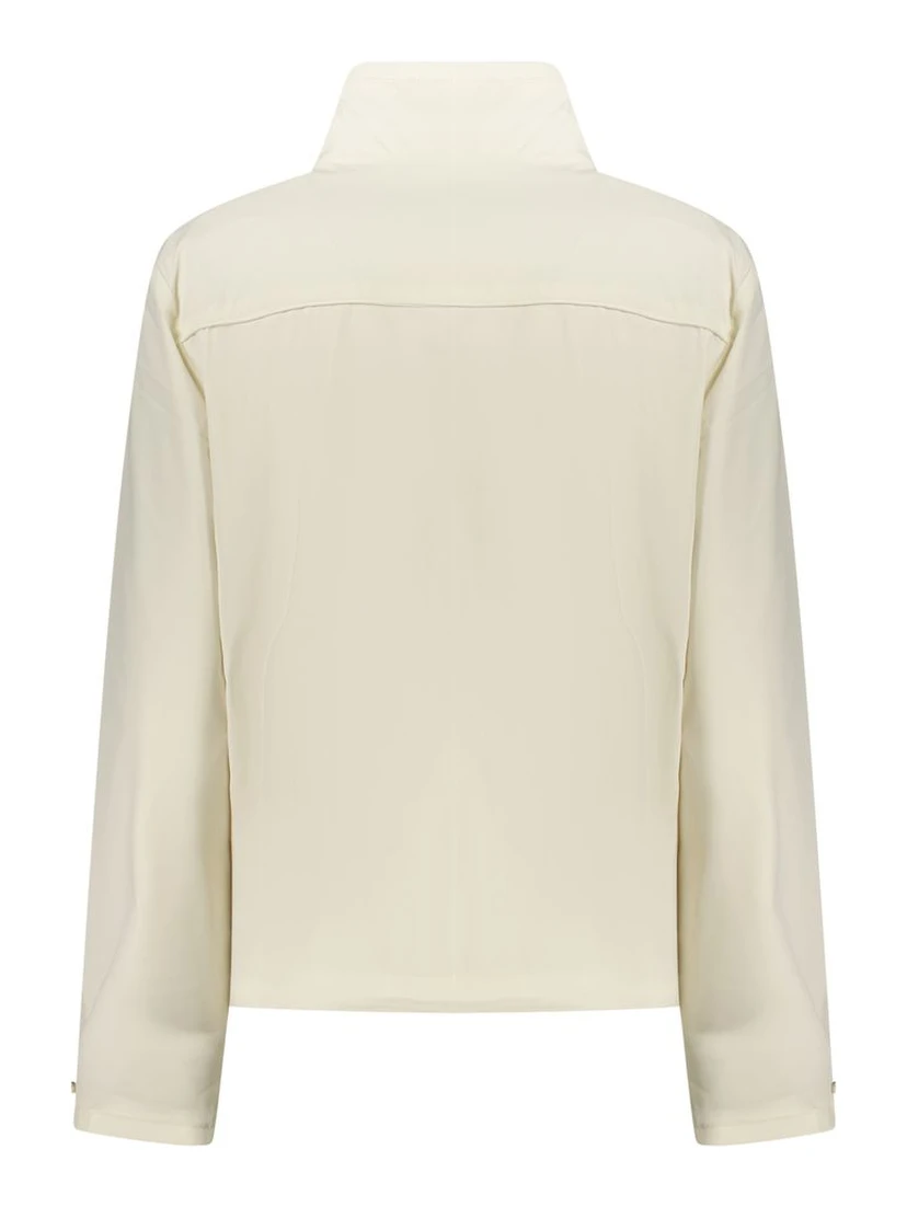 White Nylon Women's Jacket