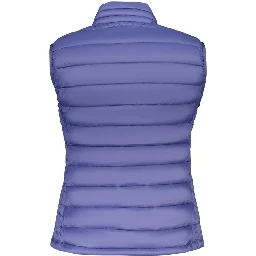 Blue Polyester Women Jacket