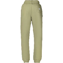 Green Cotton Men's Trouser