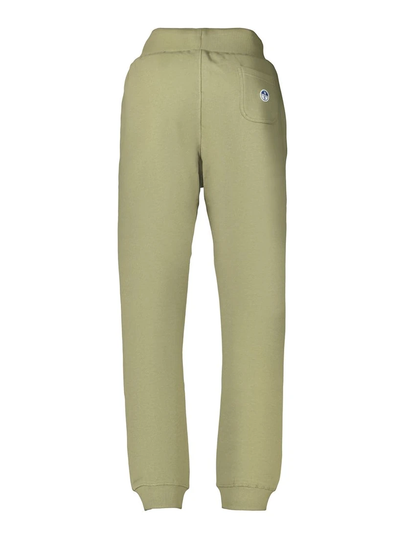 Green Cotton Men's Trouser