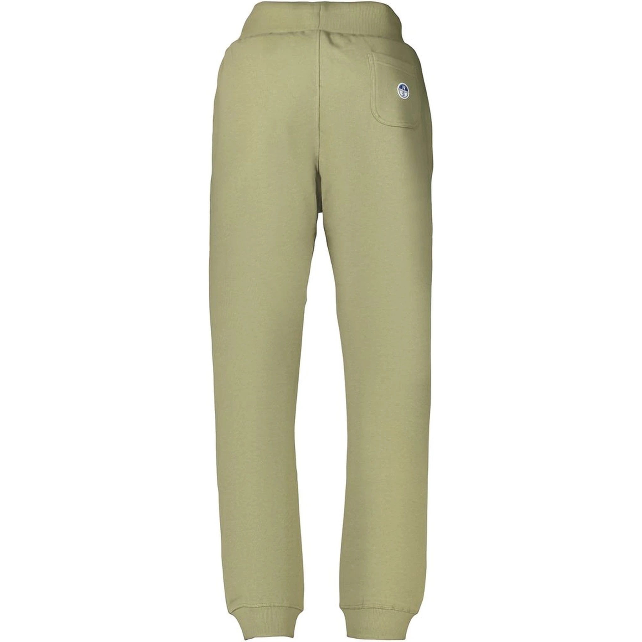 Green Cotton Men's Trouser