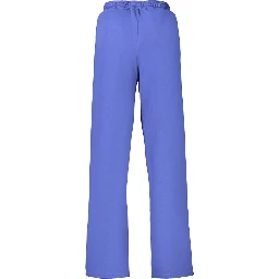 Blue Cotton Women's Pant