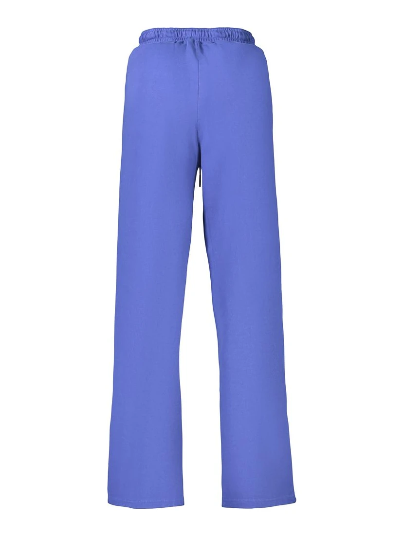 Blue Cotton Women's Pant