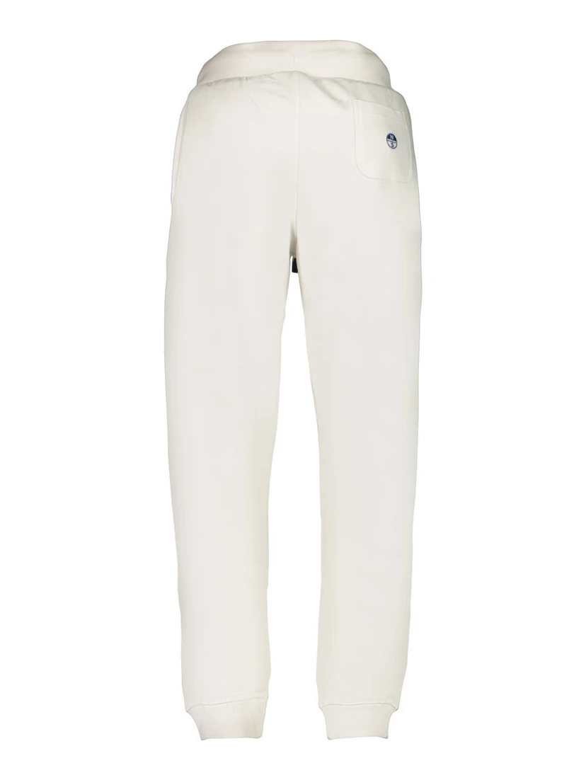 White Cotton Men's Trouser
