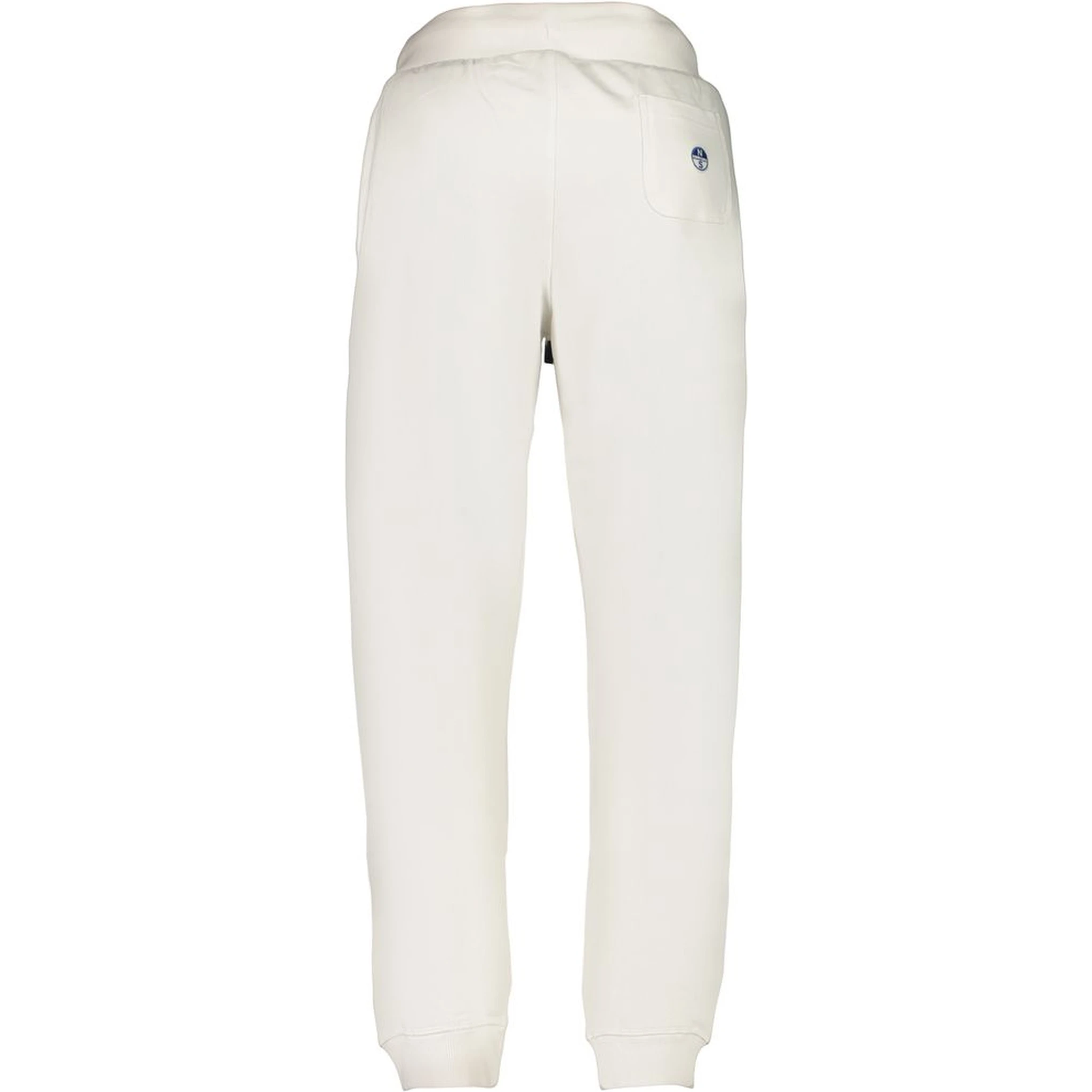 White Cotton Men's Trouser