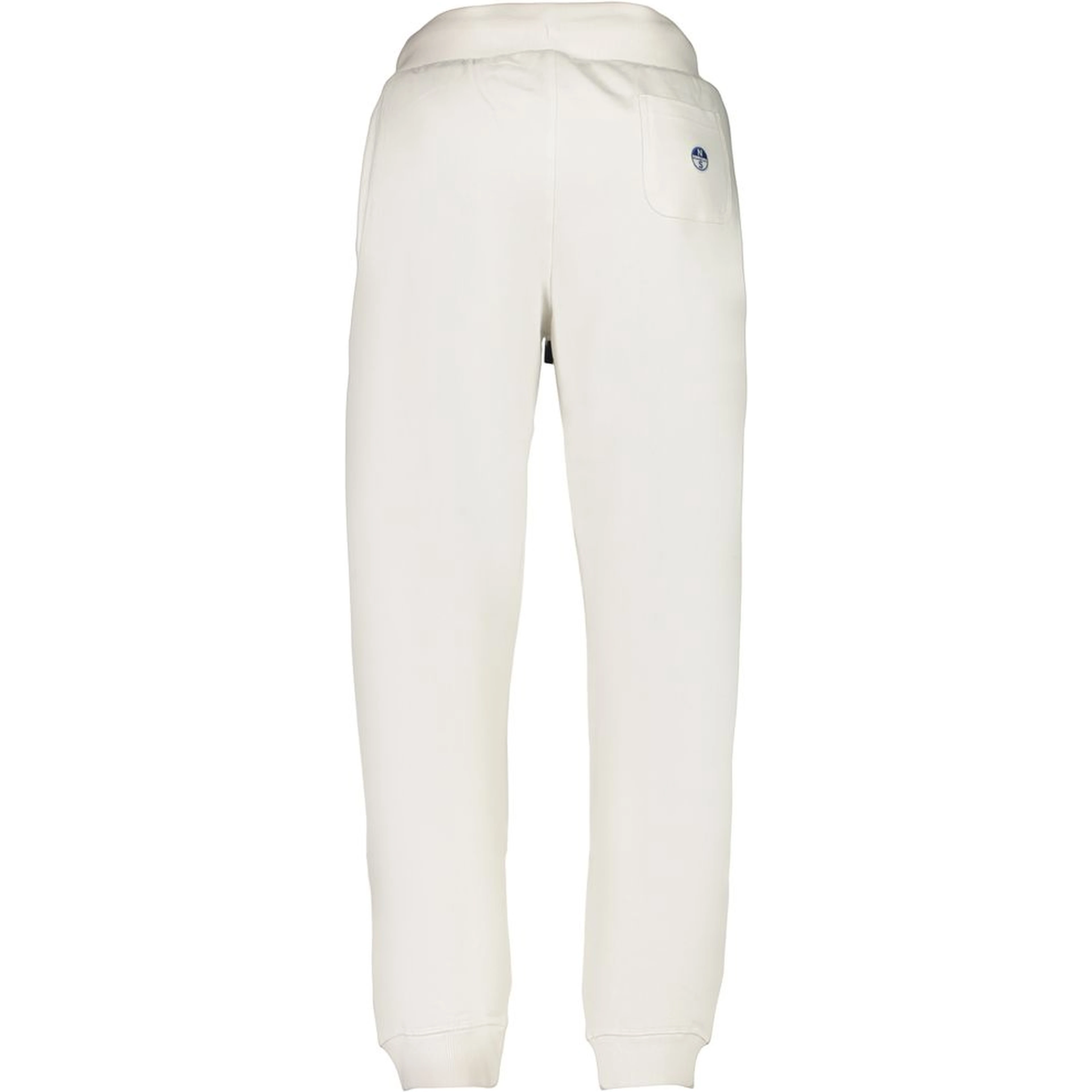 White Cotton Men's Trouser