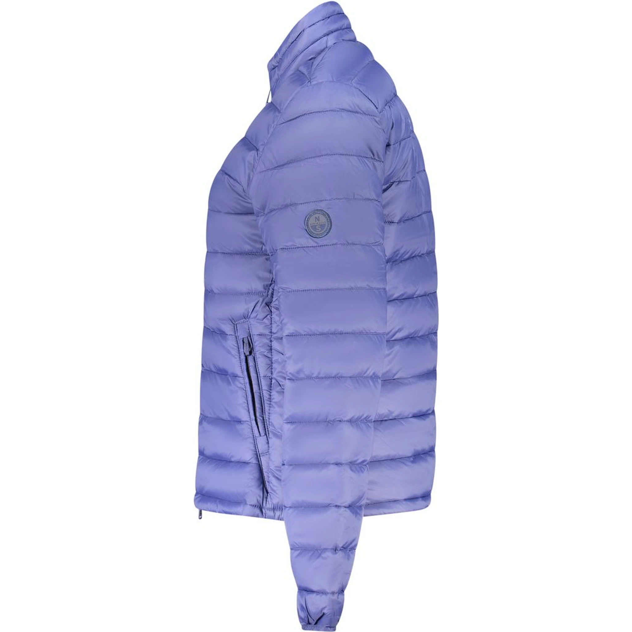 Blue Polyester Women's Jacket