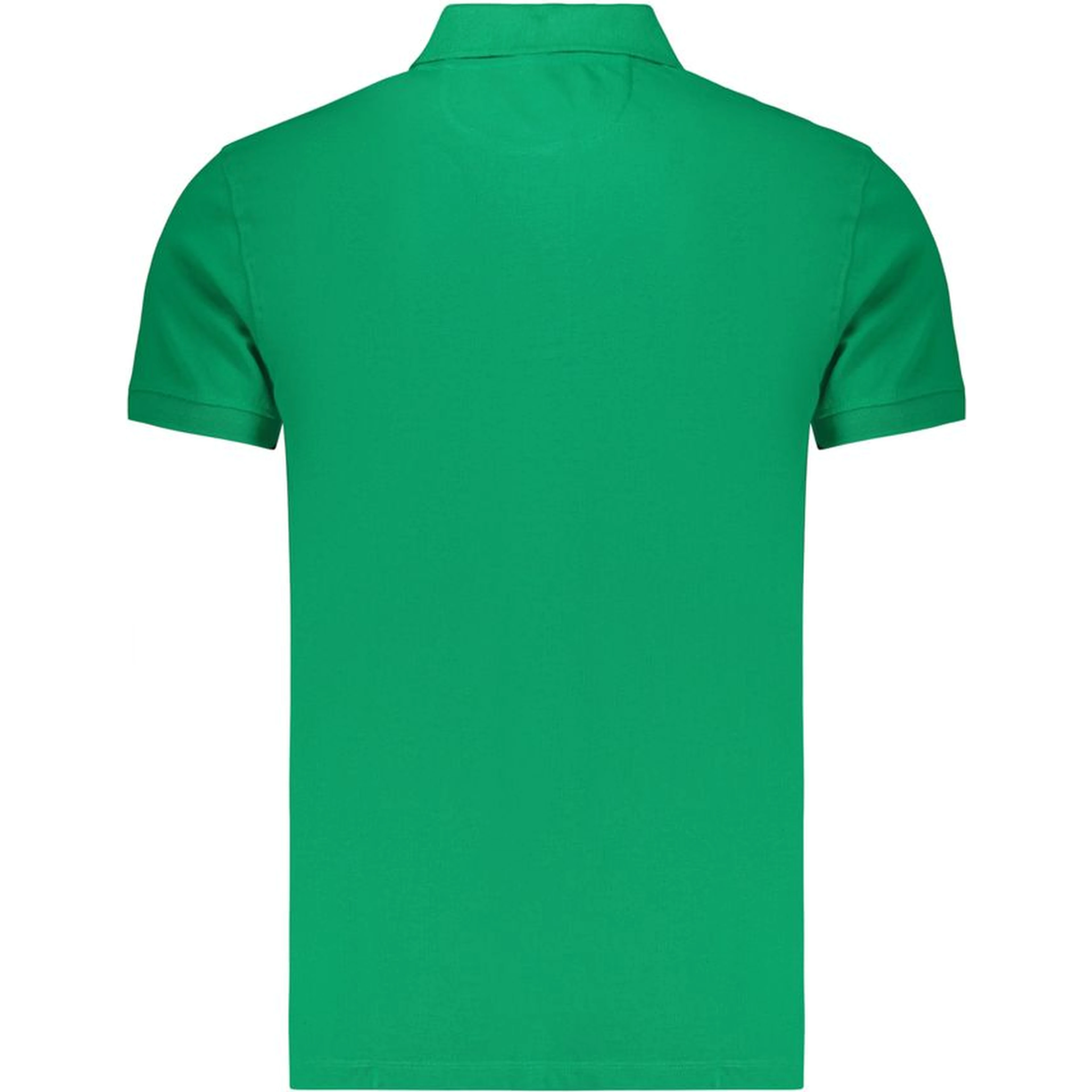 Green Cotton Men's Polo Shirt