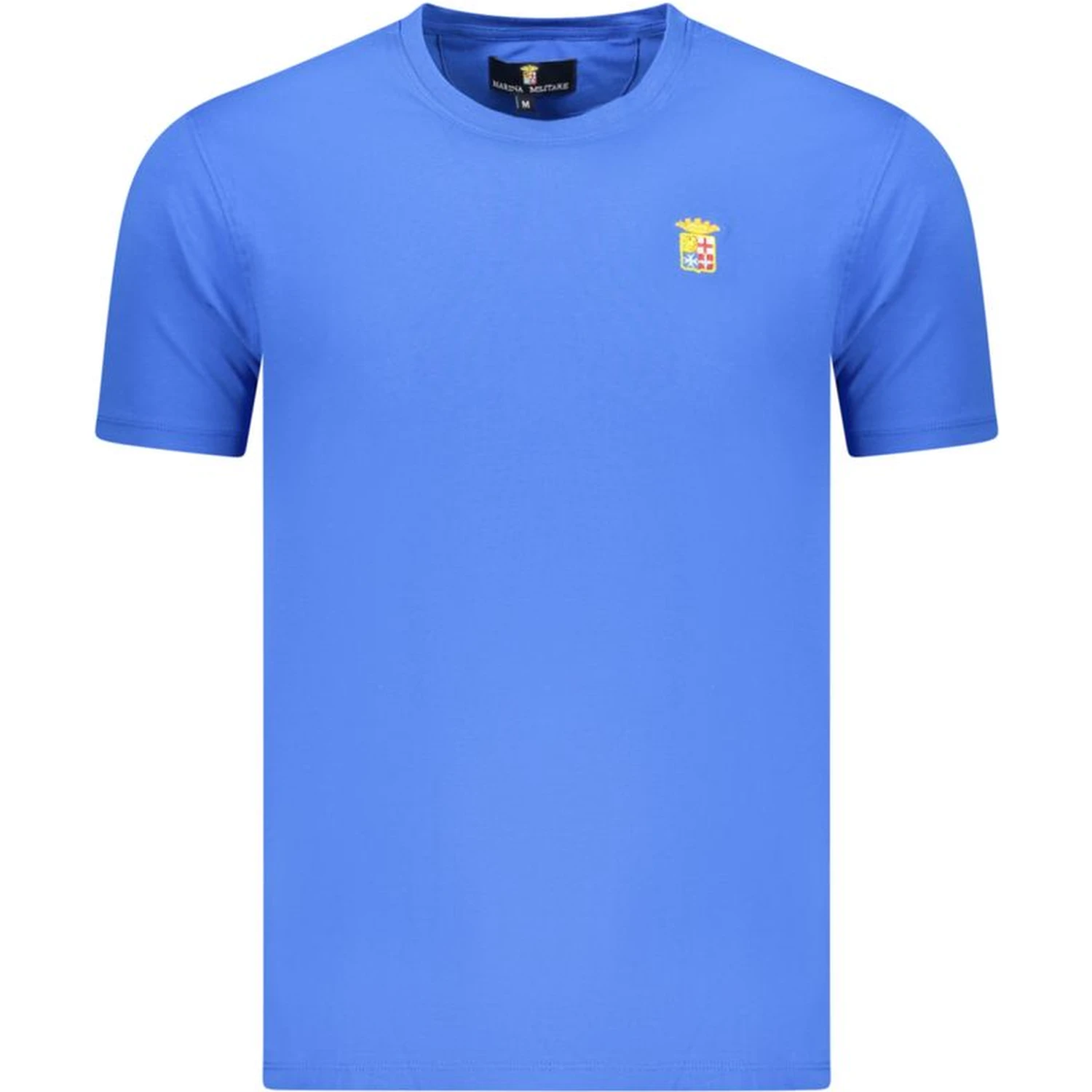 Blue Cotton Men's T-Shirt