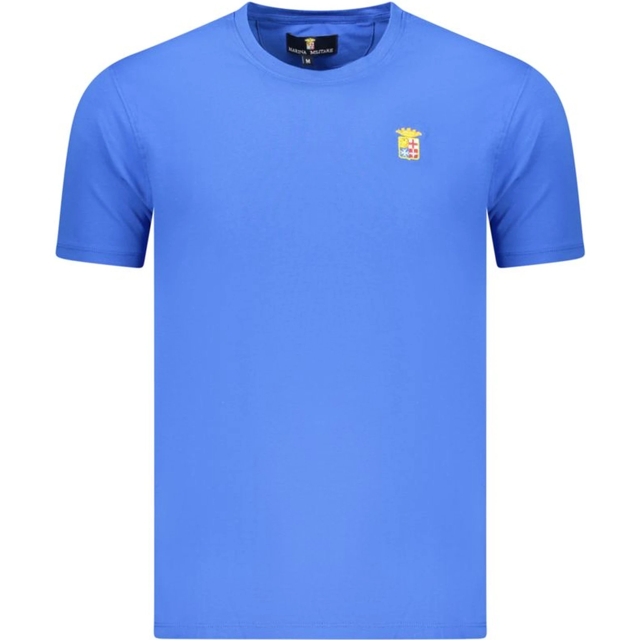 Blue Cotton Men's T-Shirt