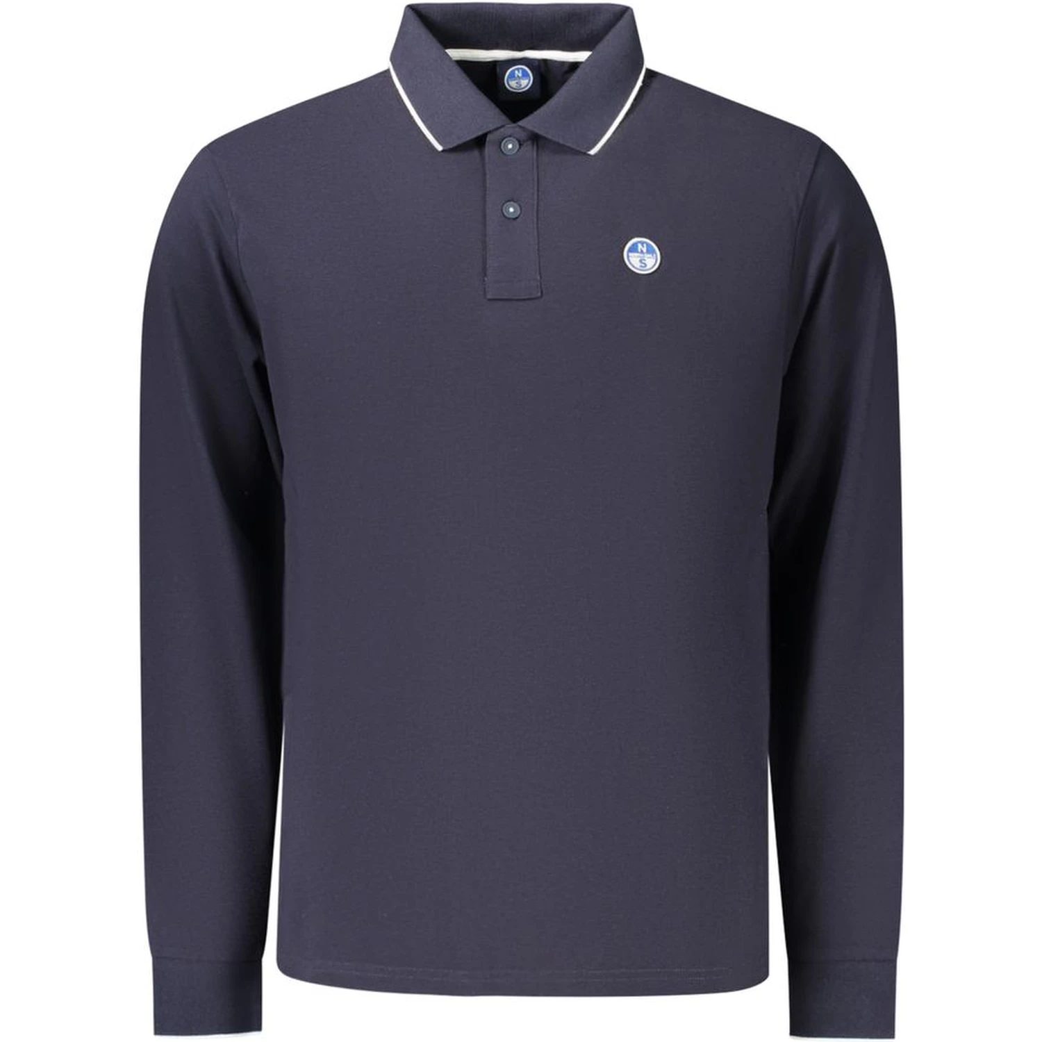 Blue Cotton Men's Polo
