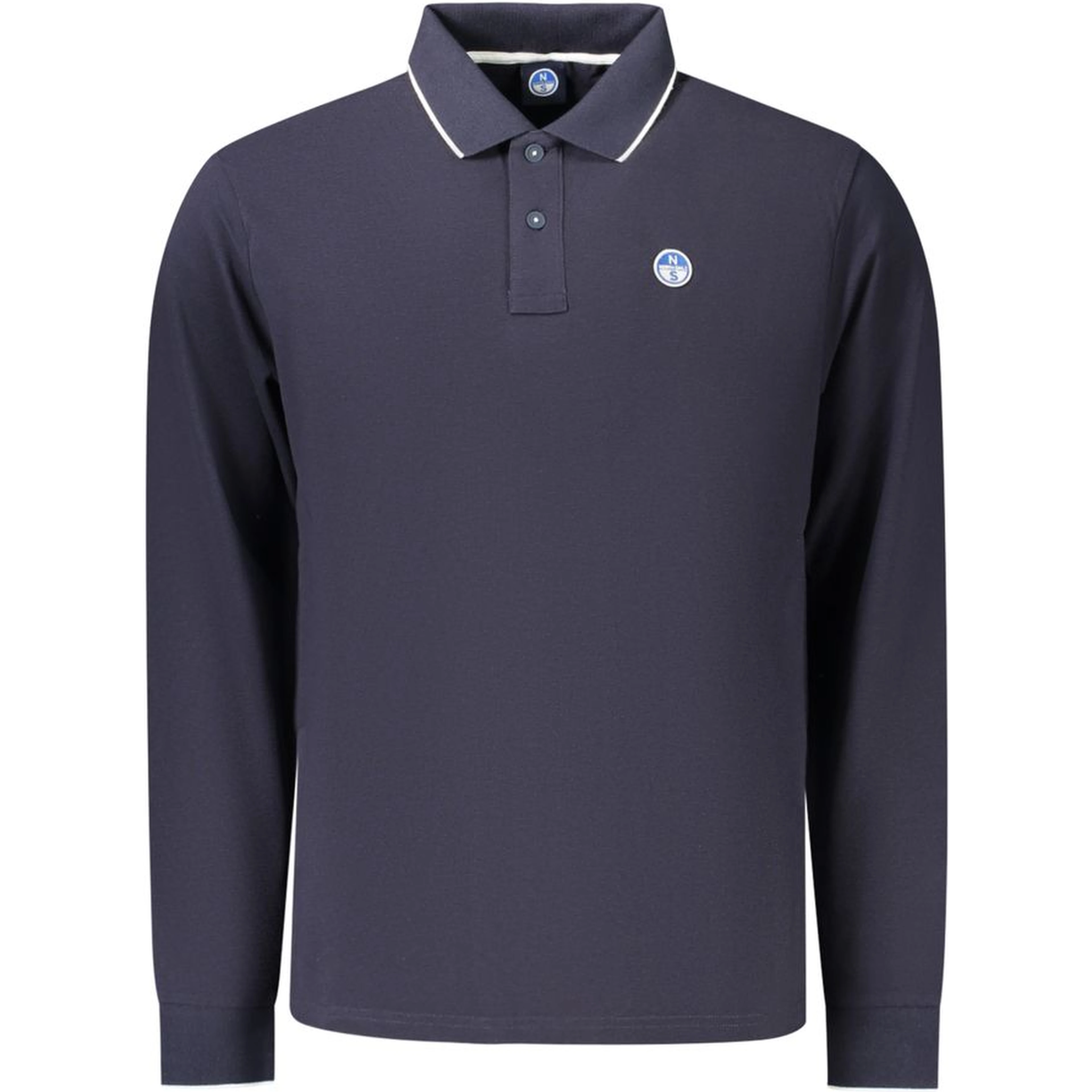 Blue Cotton Men's Polo