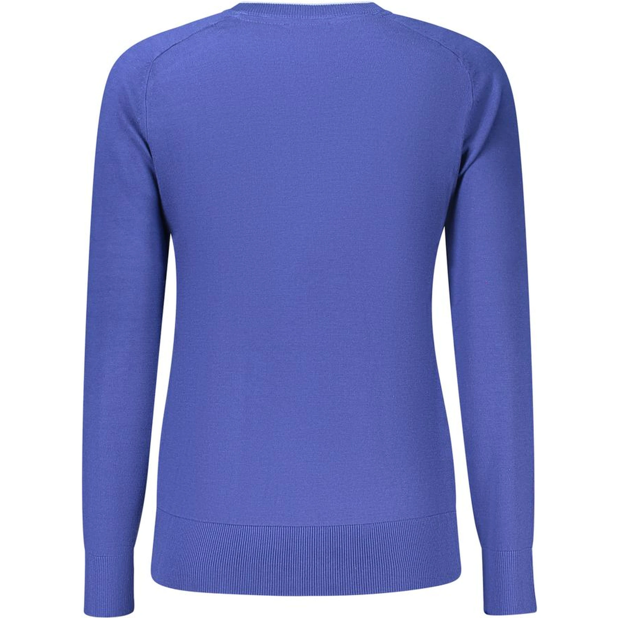 Blue Viscose Women's Sweater