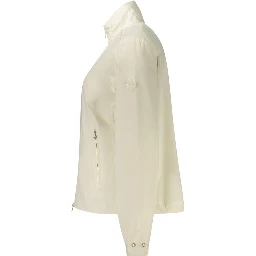 White Nylon Women's Jacket