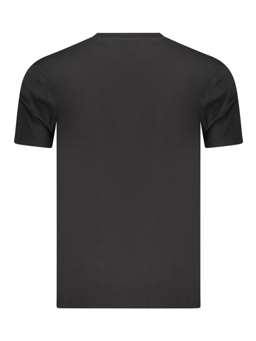 Black Cotton Men's T-Shirt