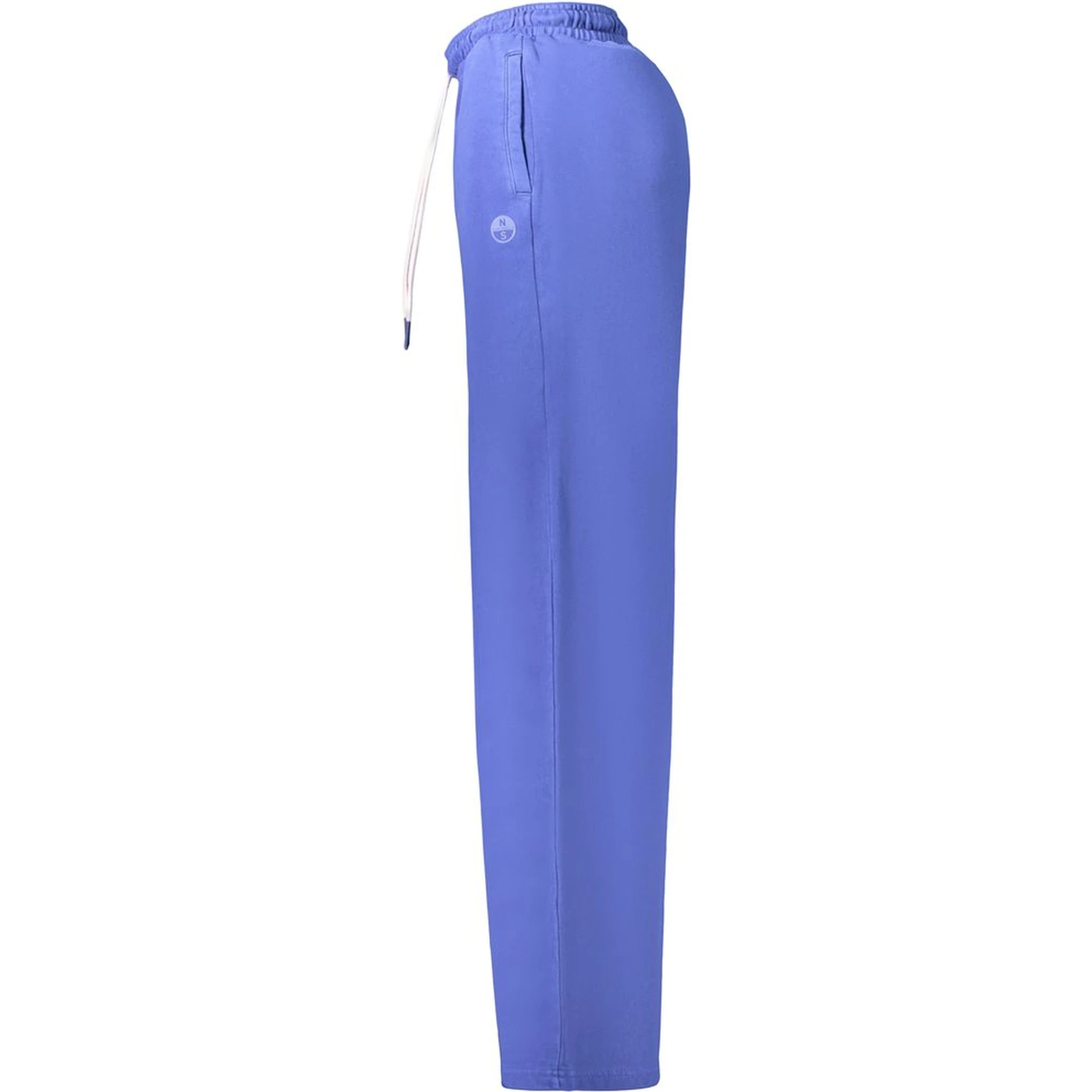 Blue Cotton Women's Pant
