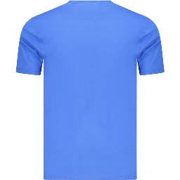 Blue Cotton Men's T-Shirt