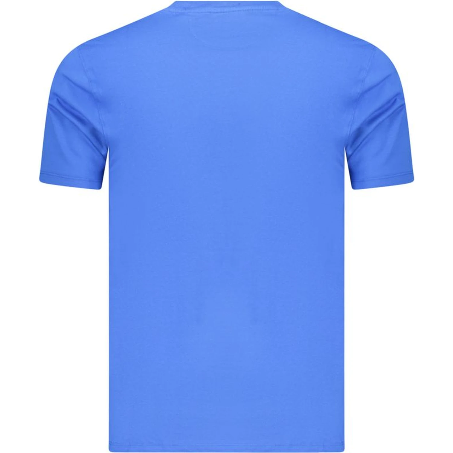 Blue Cotton Men's T-Shirt