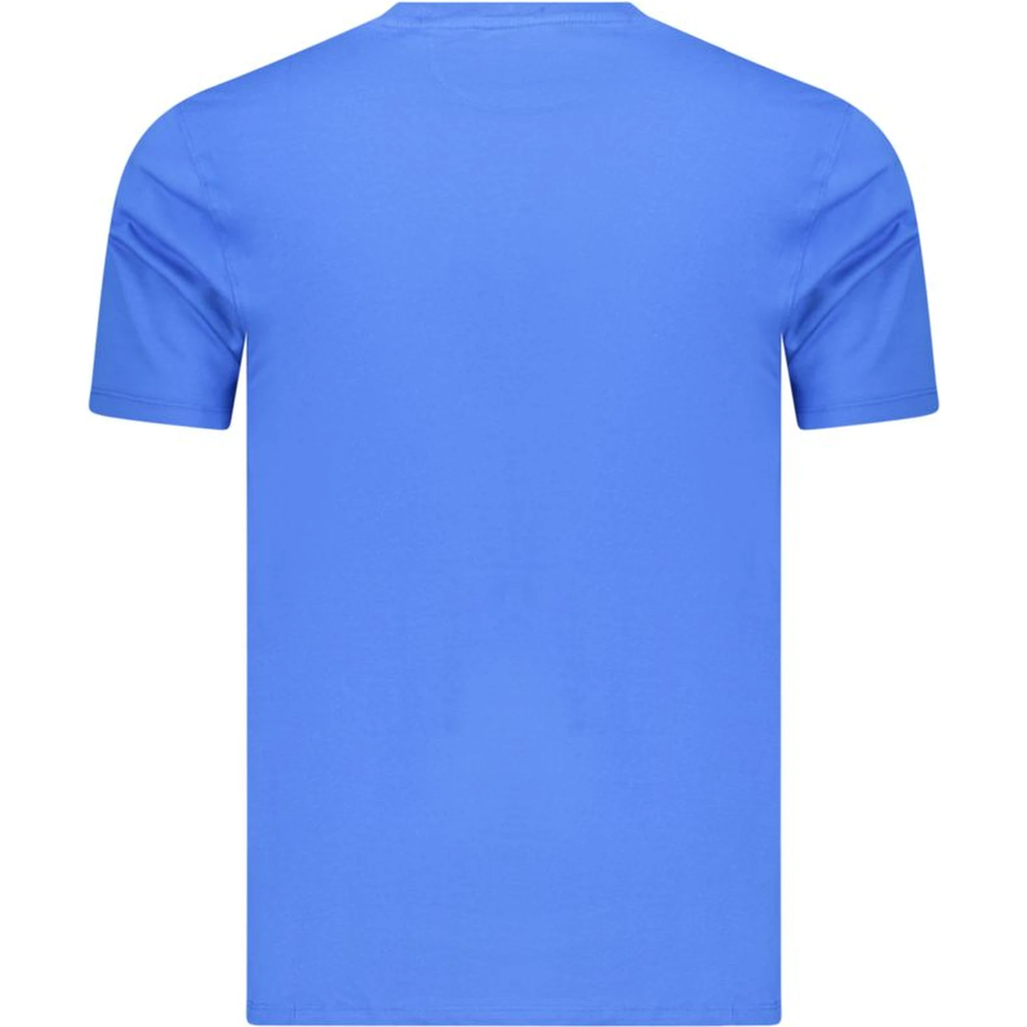 Blue Cotton Men's T-Shirt