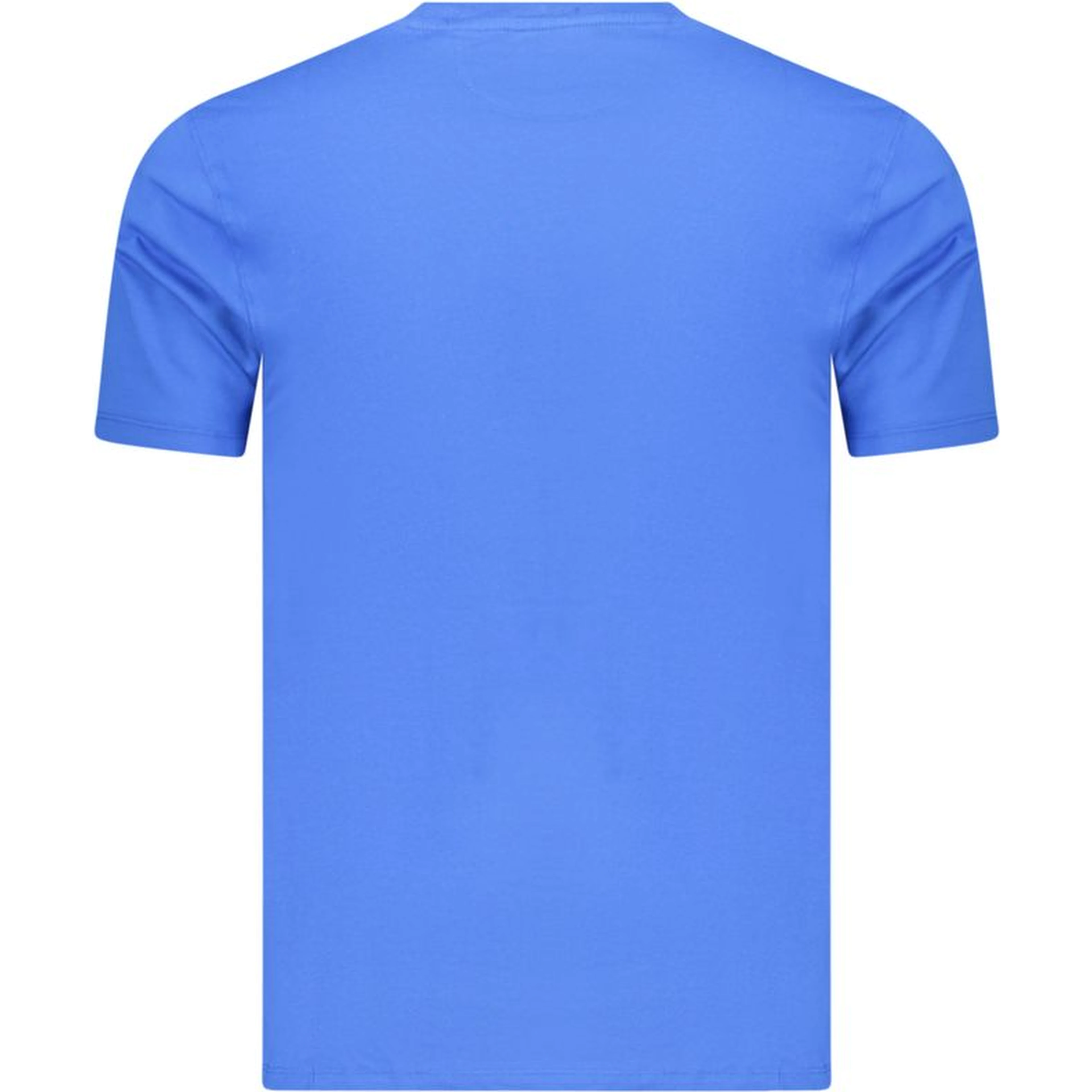 Blue Cotton Men's T-Shirt