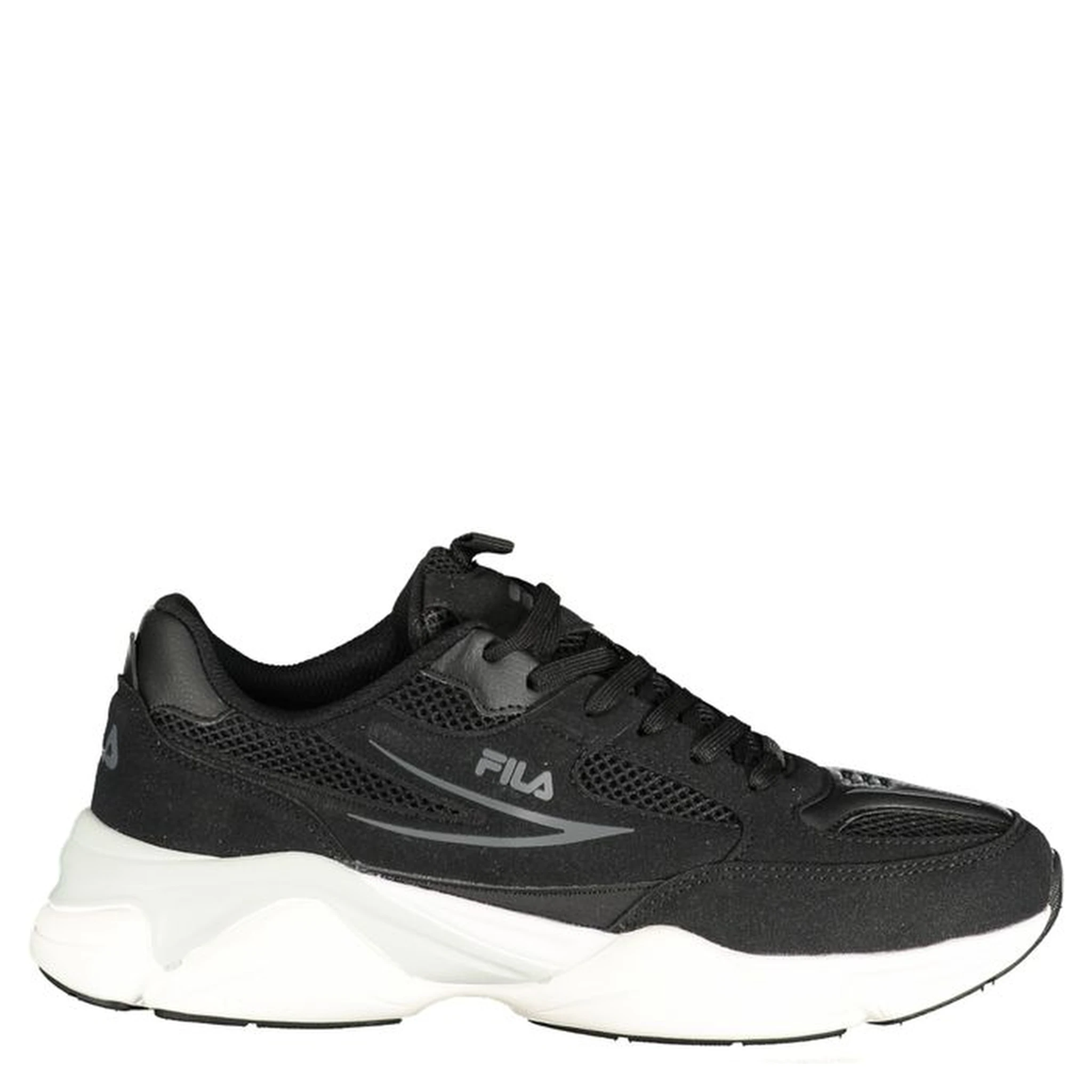 Black Polyurethane Men Sneaker