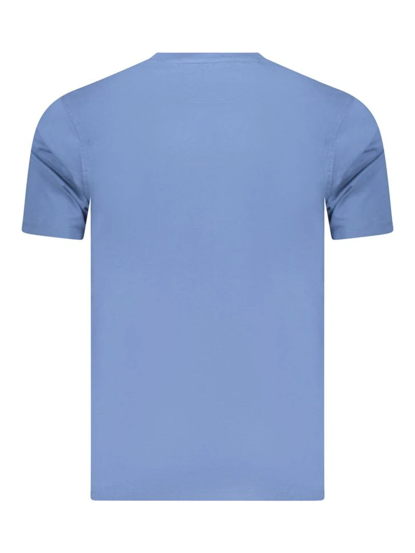 Blue Cotton Men's T-Shirt