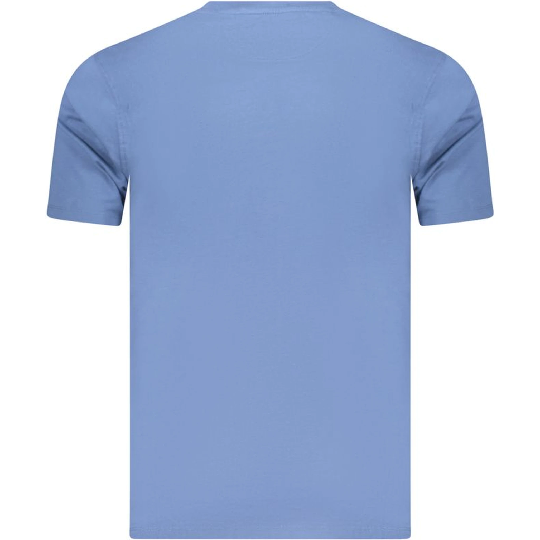 Blue Cotton Men's T-Shirt