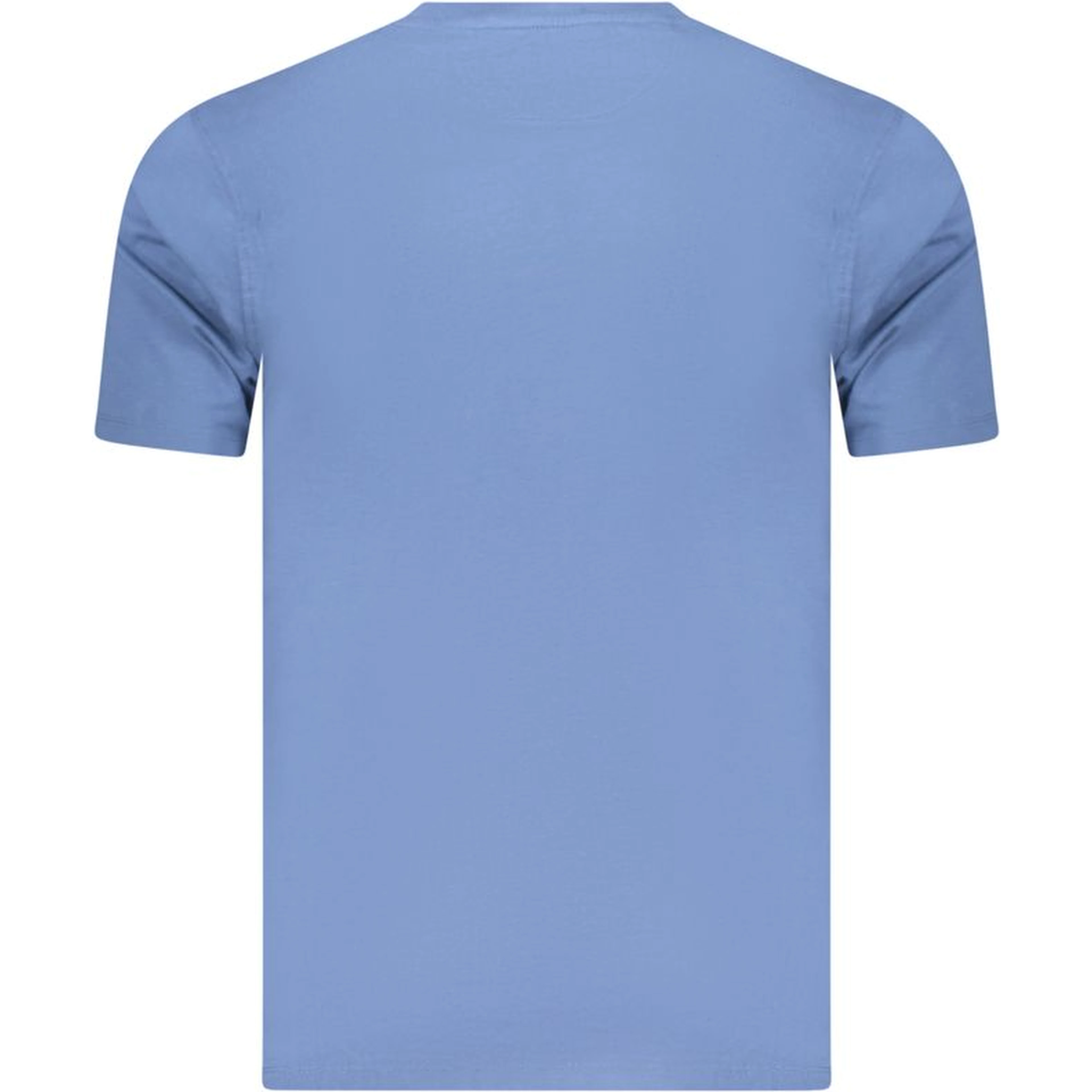 Blue Cotton Men's T-Shirt
