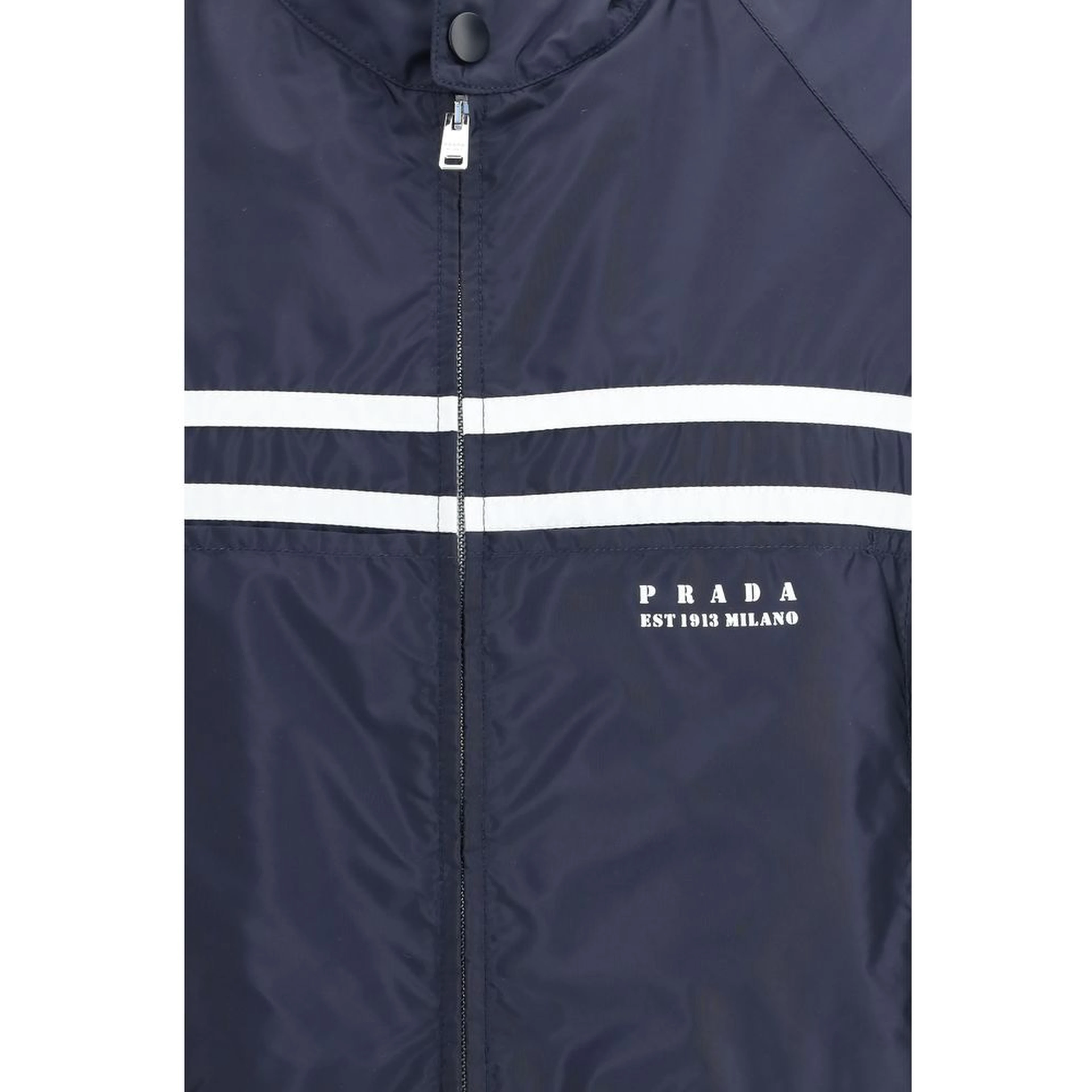 Blue Nylon Shell Jacket