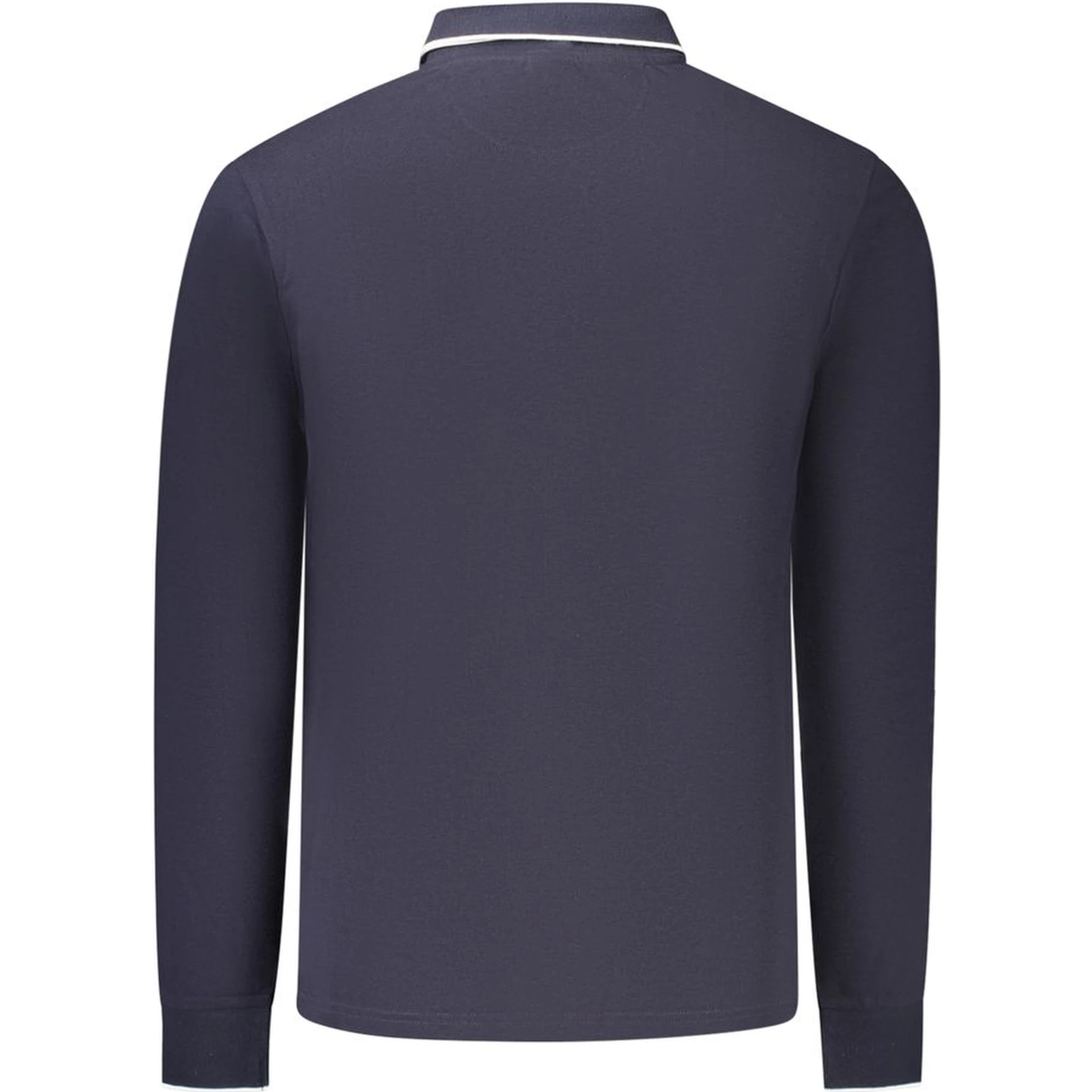 Blue Cotton Men's Polo