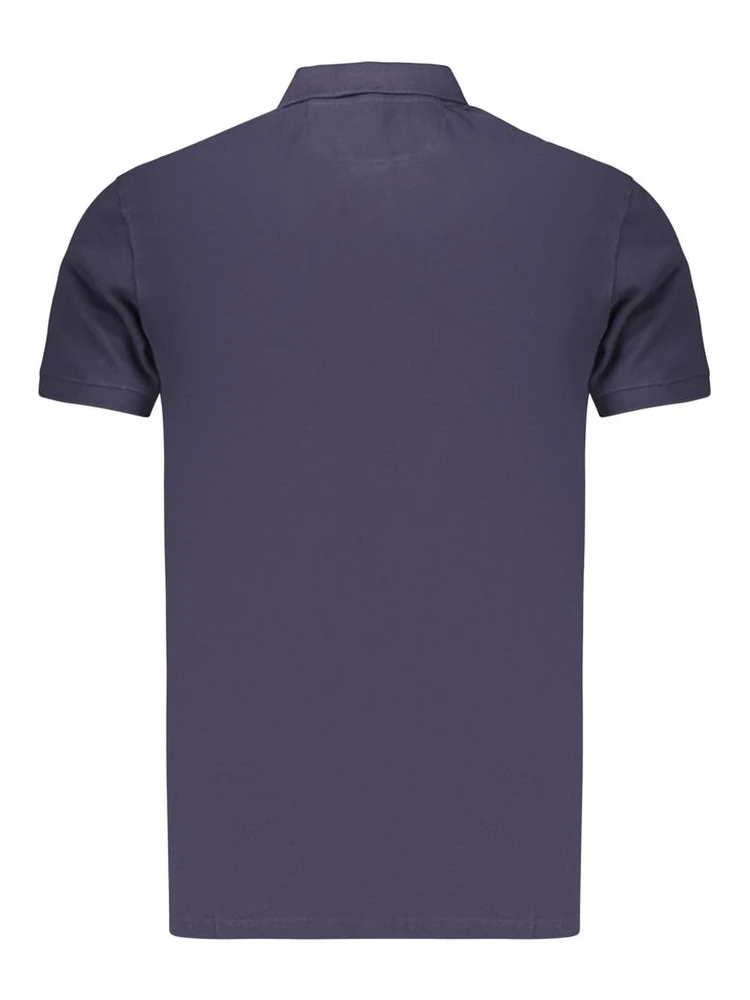 Blue Cotton Men's Polo Shirt alternative