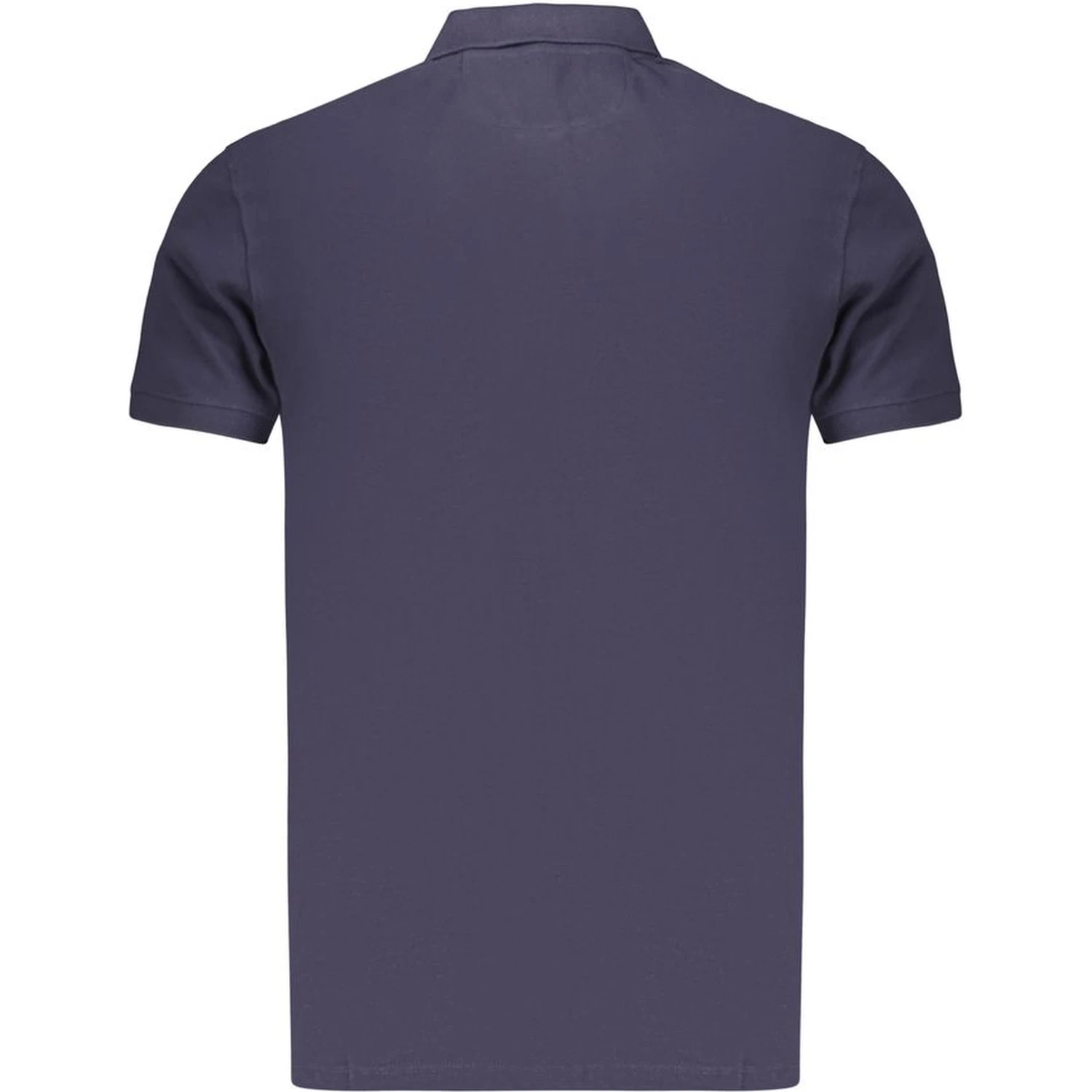 Blue Cotton Men's Polo Shirt