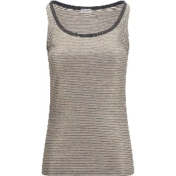 Beige Linen Tank Tops