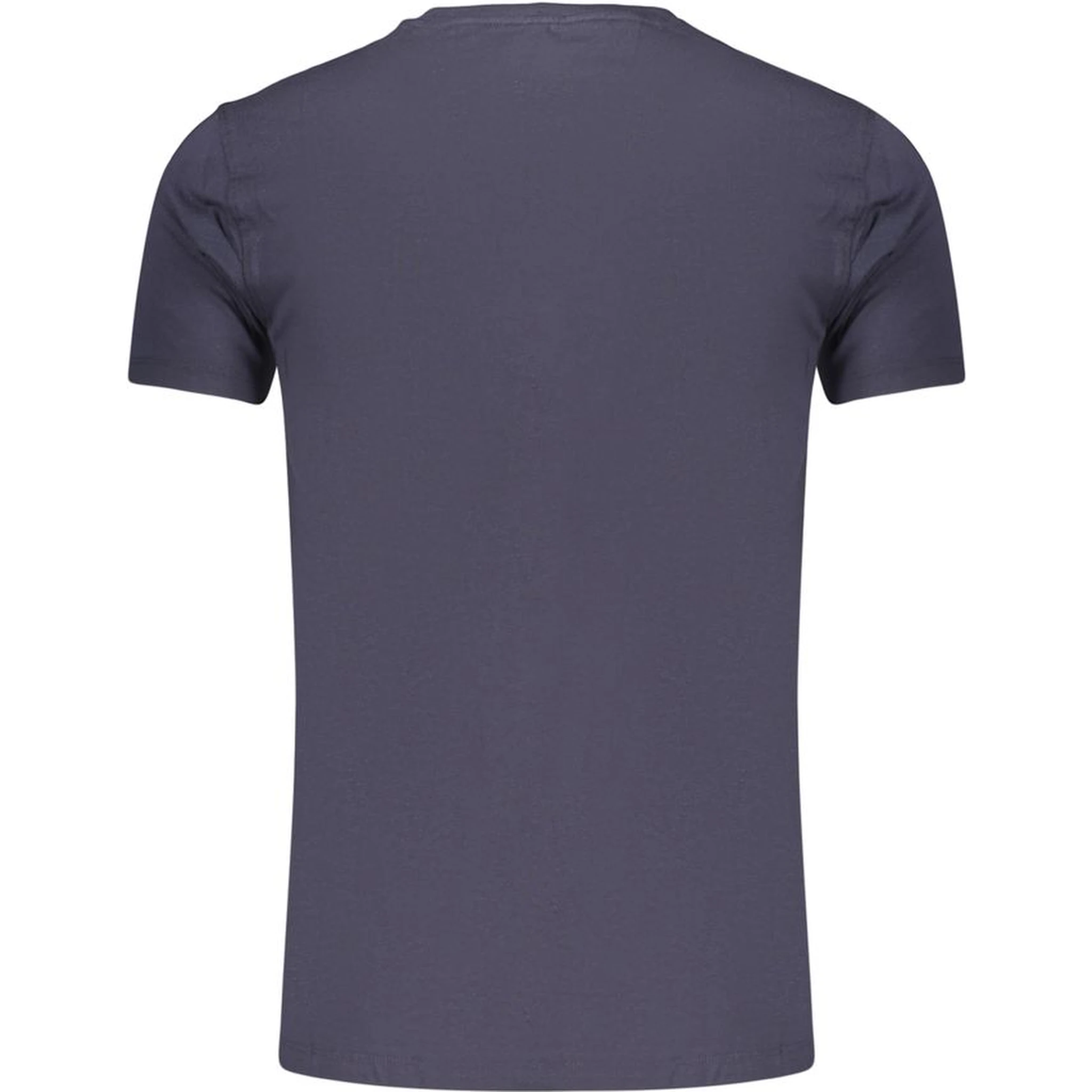 Blue Cotton Men's T-Shirt