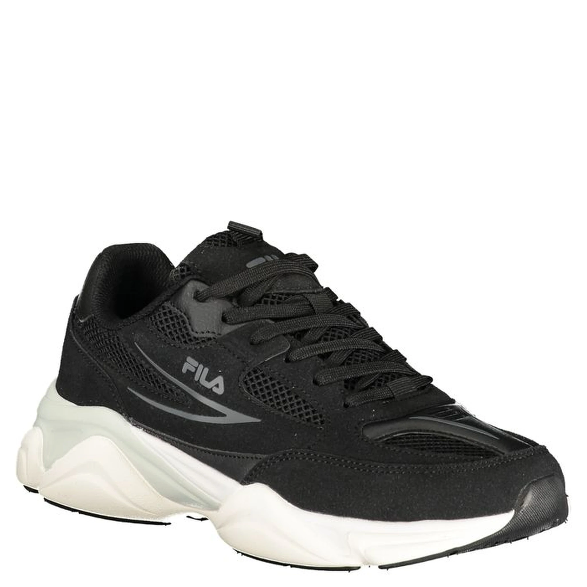 Black Polyurethane Men Sneaker