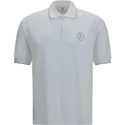 White Polyamide Polo Shirt