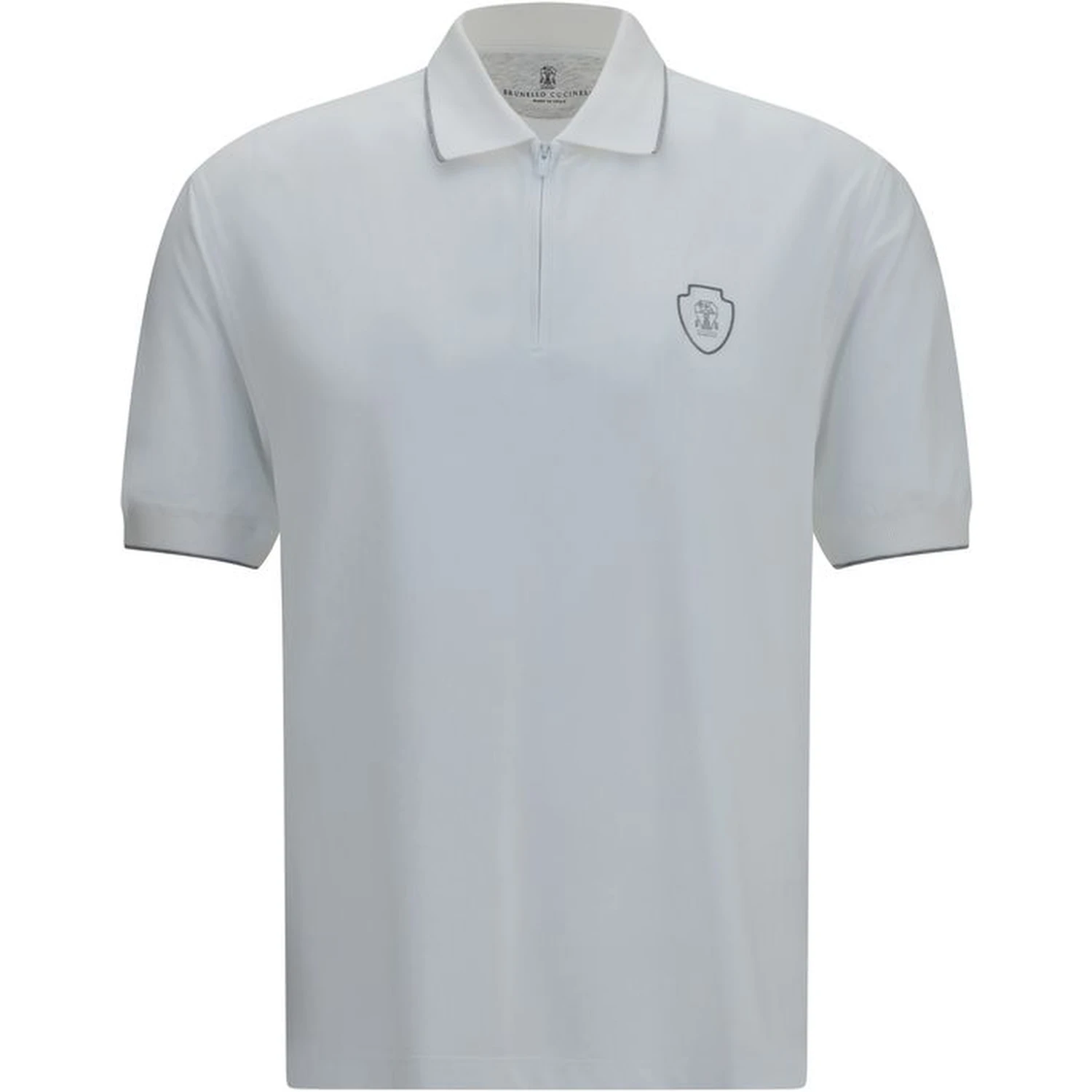White Polyamide Polo Shirt