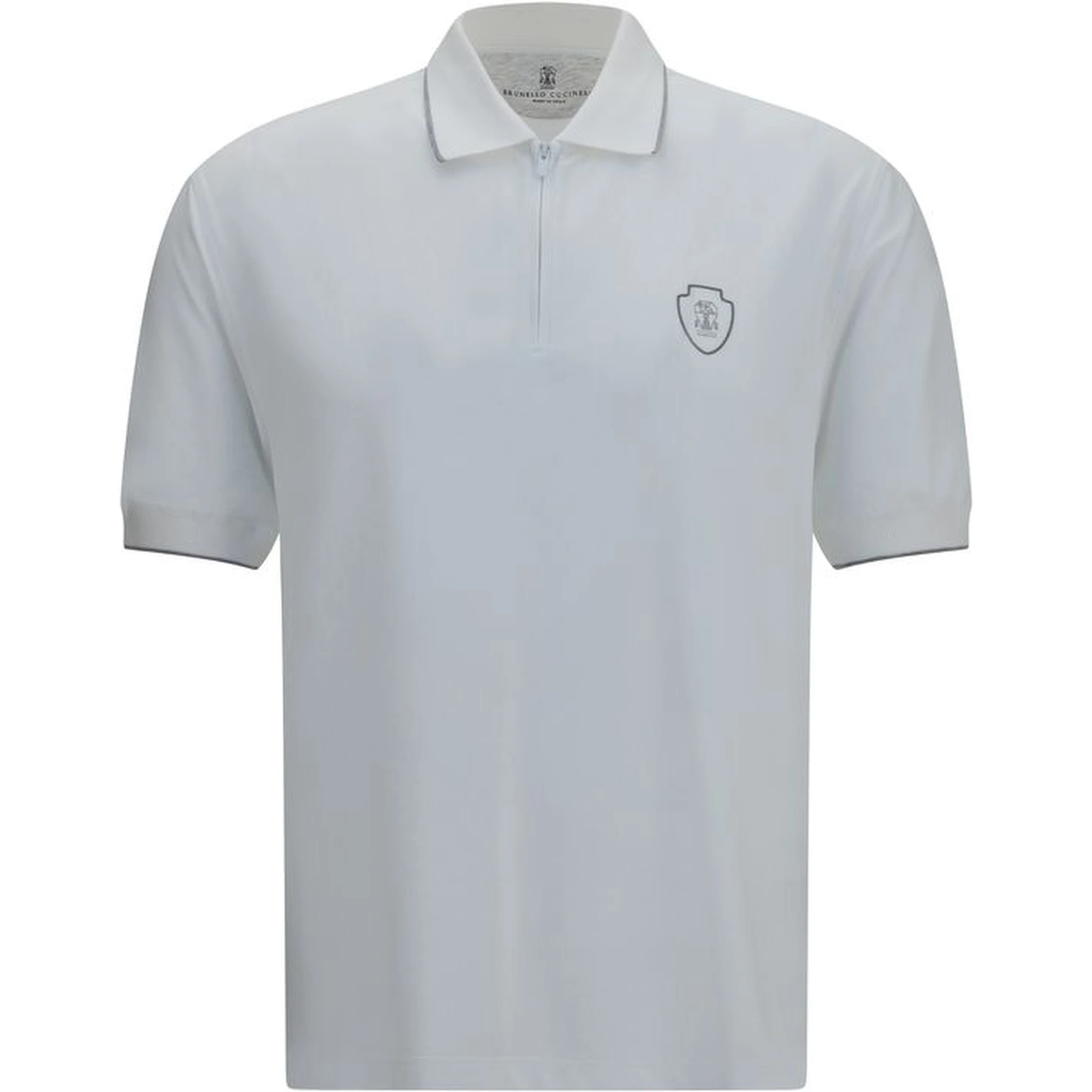 White Polyamide Polo Shirt