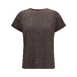 Brown Nylon T-Shirt